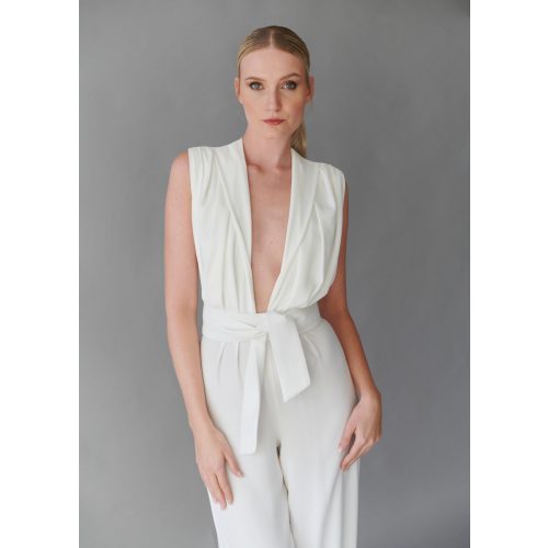 Sasha jumpsuit white